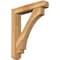 Ekena Millwork Imperial Craftsman Rough Sawn Bracket w/ Offset Brace, Western Red Cedar, 6"W x 30"D x 36"H BKT0604X30X36IMP04RWR - alternate 1